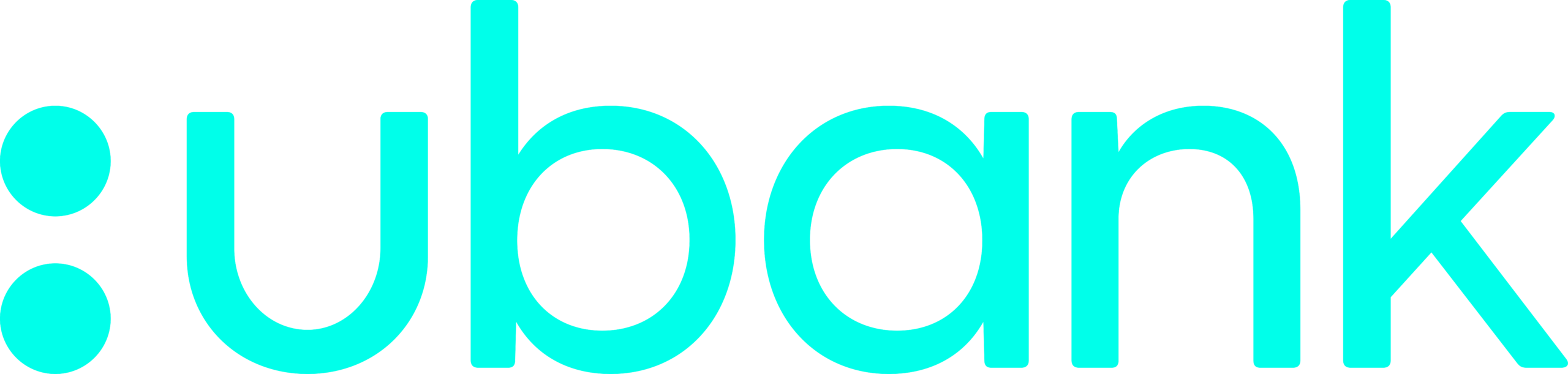 Ubank Logo Aqua Vibrant V01